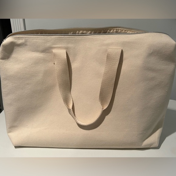 Polo by Ralph Lauren Cream Canvas Duffel Tote Bag - EUC one owner. - Picture 2 of 16